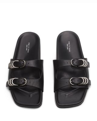 Women's Rue Leather Slide Sandals 