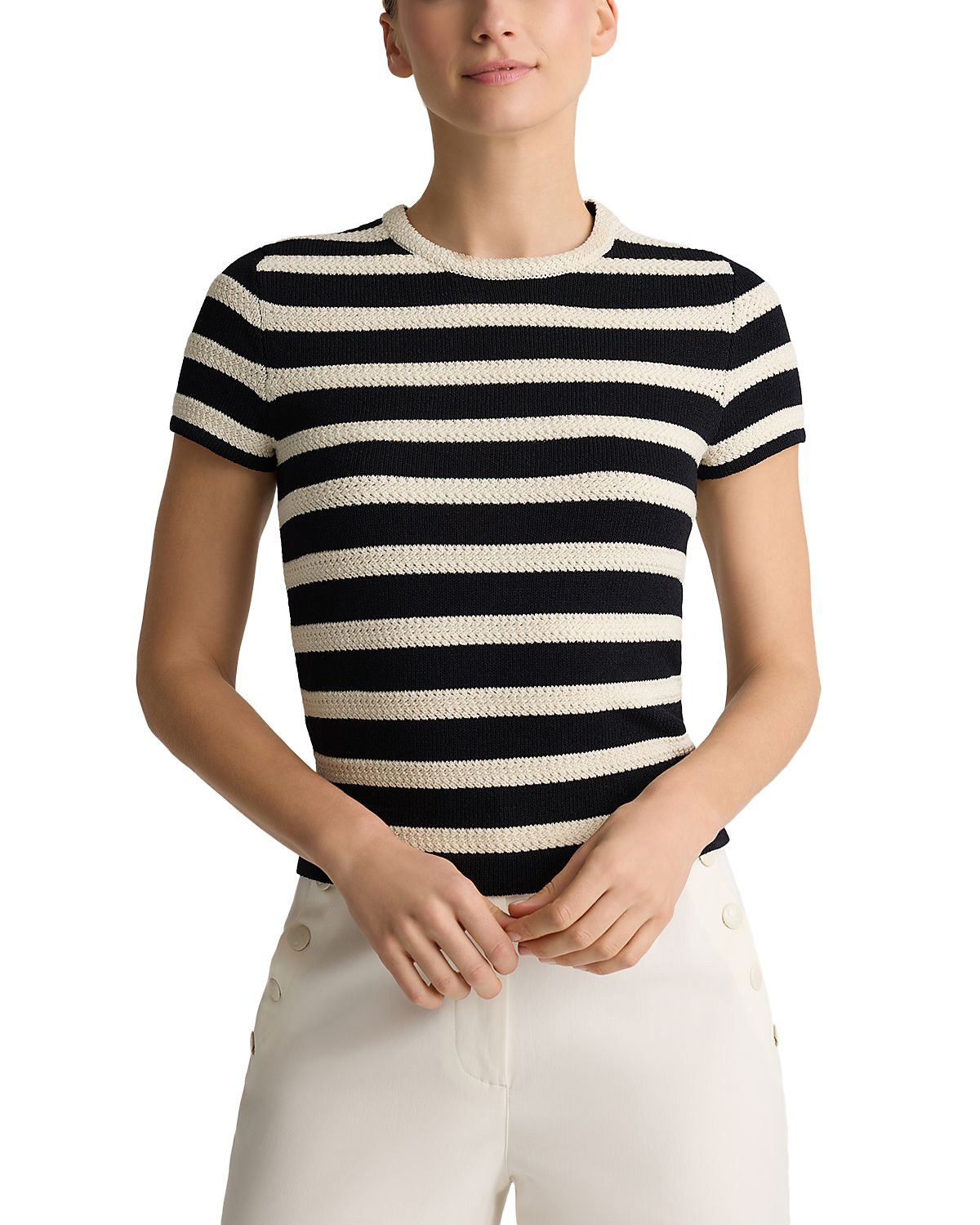 St. John Wool Blend Crewneck Sweater