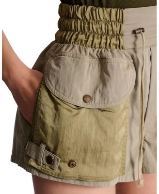  Cotton and Twill Utility Shorts