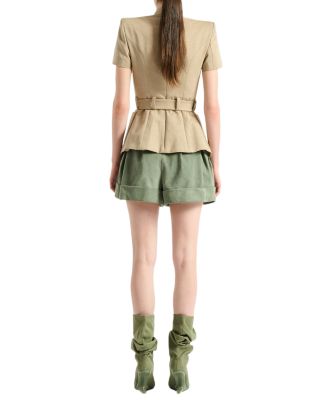  Belted Gabardine Anthem Jacket