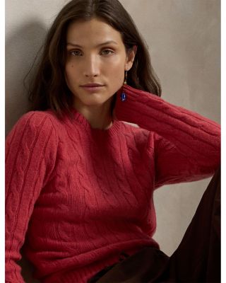Cable Knit Cashmere Sweater