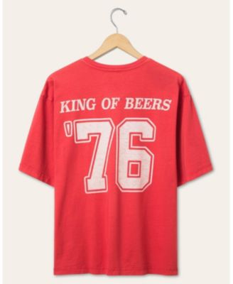  Unisex Budweiser King of Beers '76 Hockey Tee
