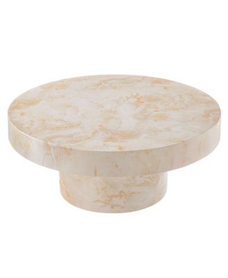 Alora Indoor - Outdoor Patio Concrete Round Coffee Table