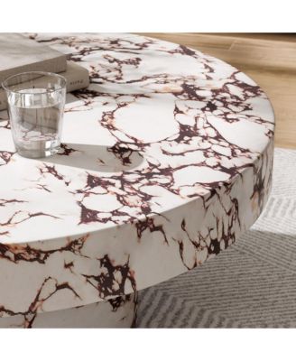 Alora Indoor - Outdoor Patio Concrete Round Coffee Table