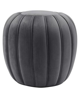 Celebrate Channel Tufted Performance Velvet Ottoman