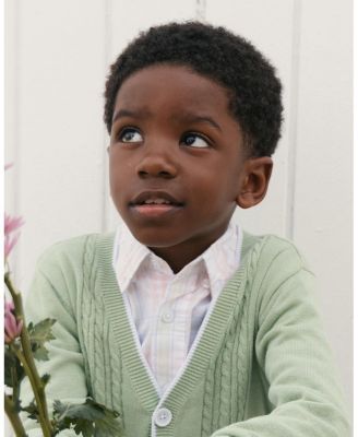 Boys' Organic Long Sleeve Stretch Poplin Shirt - Little Kid, Big Kid