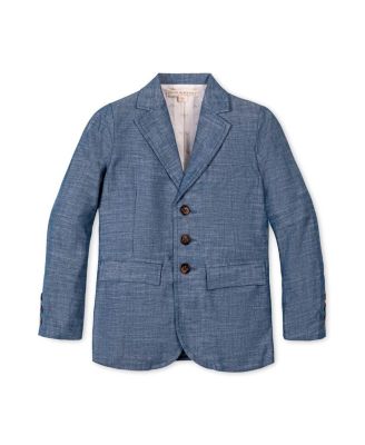 Boys' Classic Organic Chambray Suit Jacket - Little Kid, Big Kid
