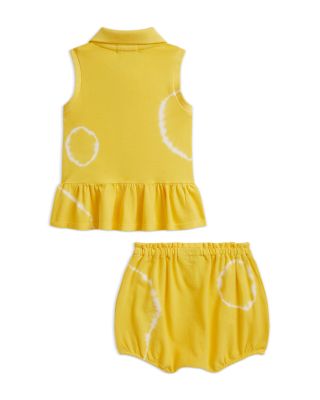 Girls' Tie Dyed Mesh Polo Shirt & Bloomer Set - Baby