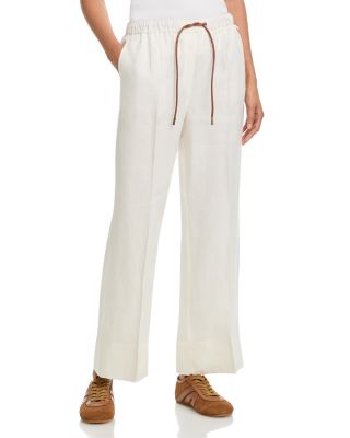 Linen Drawstring Pants