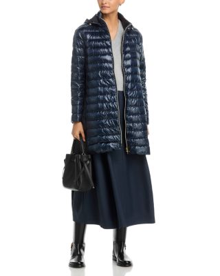 Mixed Media Puffer Coat