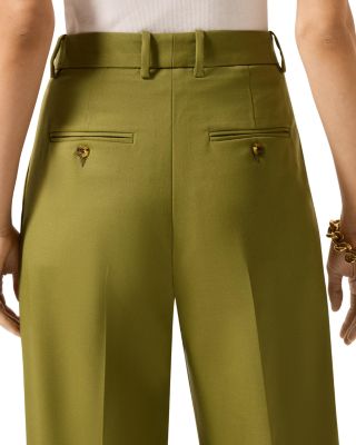 Pleated Tapered Trousers