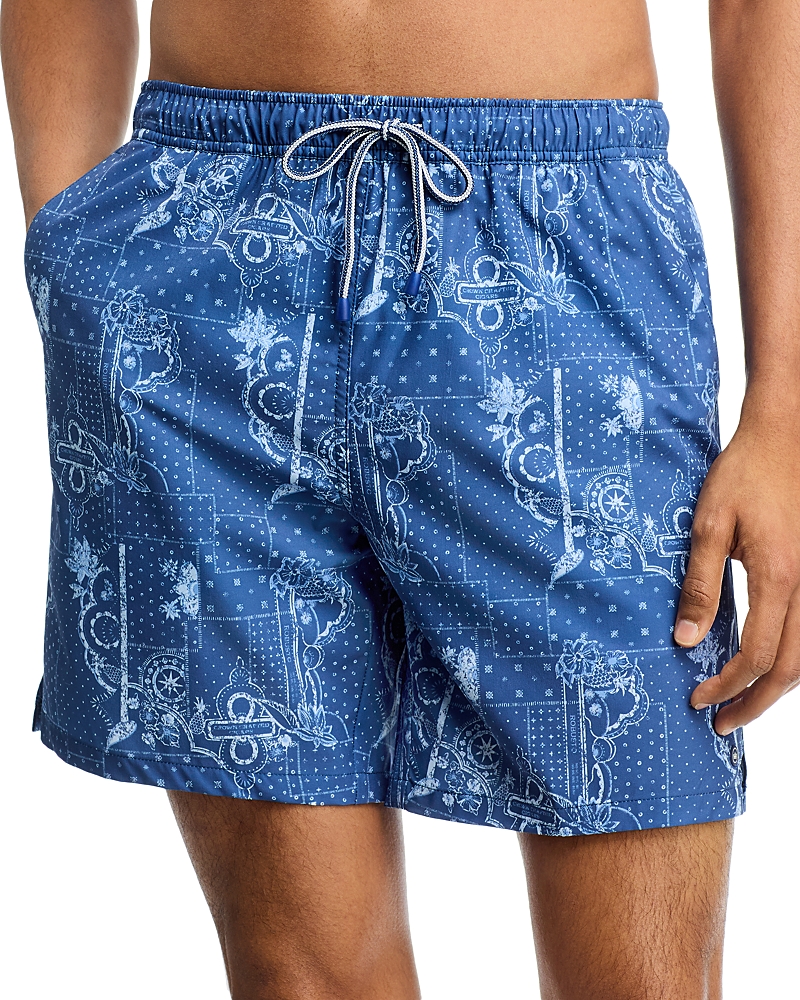 Peter Millar Robusto 7 Graphic Swim Trunks
