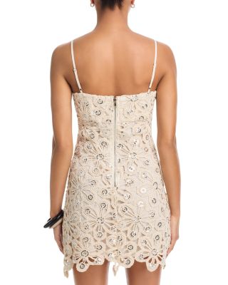 Mirror Crochet Mini Dress - Exclusive