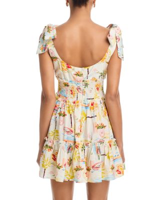 Spring Picnic Smocked Tie Tank Dress - Exclusive