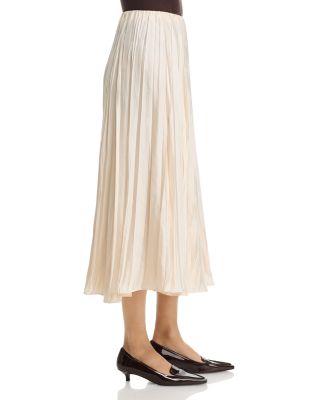 Crinkle Paneled Maxi Skirt