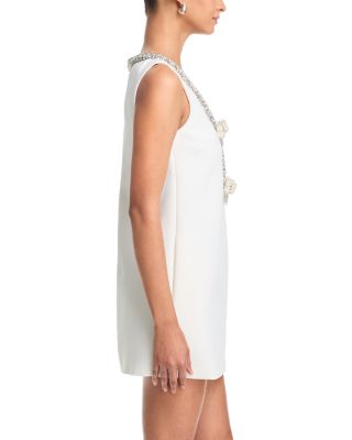 Crepe Bow Mini Dress - Exclusive