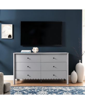 Emmeline Scalloped 6-Drawer Dresser