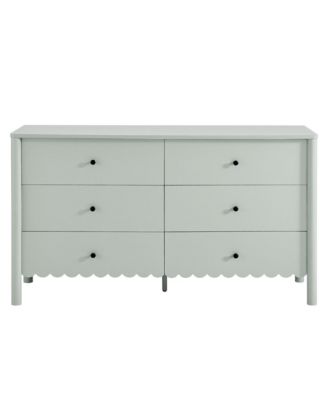 Emmeline Scalloped 6-Drawer Dresser