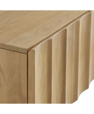 Sorren Scalloped 54" Wood TV Stand