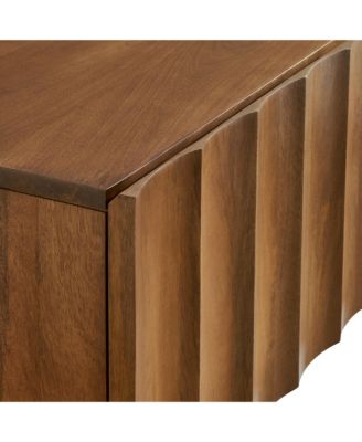 Sorren Scalloped 54" Wood TV Stand