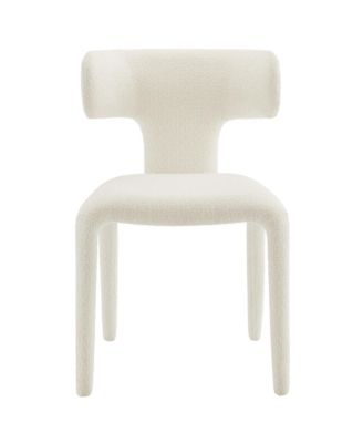 Stellan Curved Back Boucle Upholstered Dining Chair, Set of 2