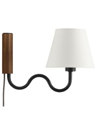  Sunlit Squiggle Arm Wall Sconce