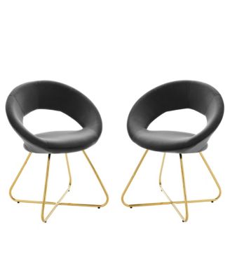 Nouvelle Performance Velvet Dining Chair, Set of 2