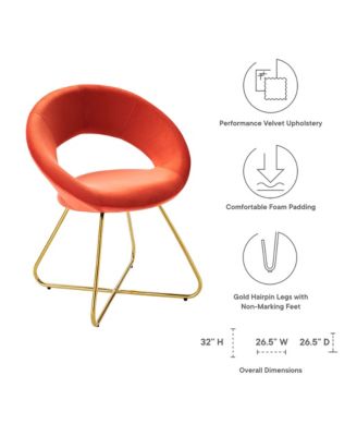 Nouvelle Performance Velvet Dining Chair, Set of 2