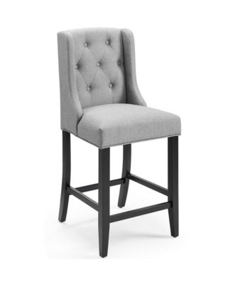  Baronet Upholstered Fabric Counter Bar Stool, Set of 2