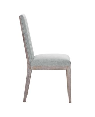 Maisonette French Vintage Tufted Fabric Fabric Dining Side Chair