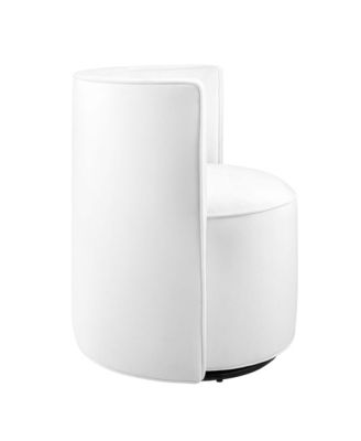 Della Performance Velvet Fabric Swivel Chair