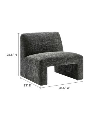 Amita Chenille Upholstered Accent Chair