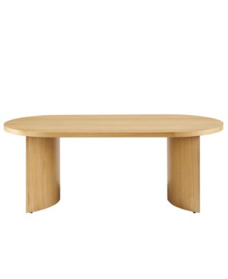 Aspect Oval Wood Coffee Table