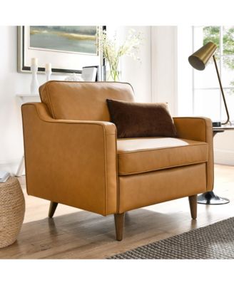 Impart Genuine Leather Armchair