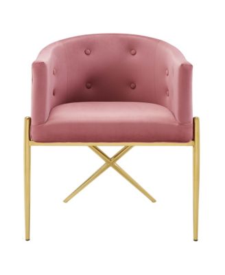 Savour Performance Velvet Accent Dining Armchair, Set of 2