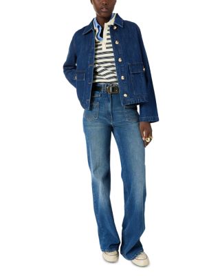 Taina Denim Buttoned Jacket