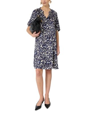 Raliah Split Neck Dress