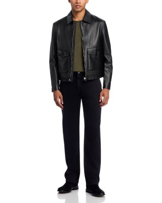 Caine Straight Fit Jeans in Noir