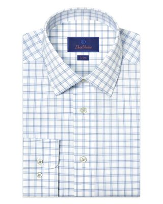 Trim Fit Dobby Check Dress Shirt