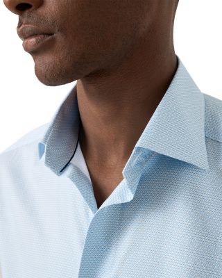 Geometric Twill Dress Shirt