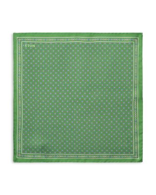 Floral Silk Twill Pocket Square