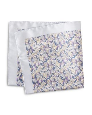 Paisley Tucano Silk Twill Pocket Square