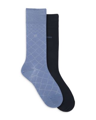 2pk. Mini Argyle Crew Socks