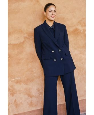 Uscita Briose Topstitched Straight Pants