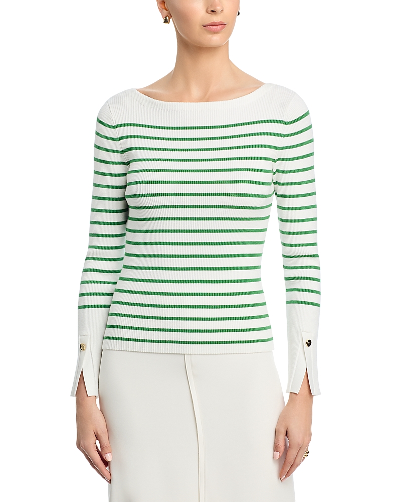 Elie Tahari The Sula Boat Neck Sweater