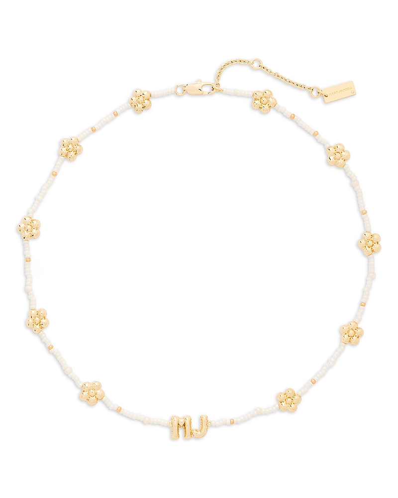 Marc Jacobs The Beaded Mj Balloon Necklace, 16
