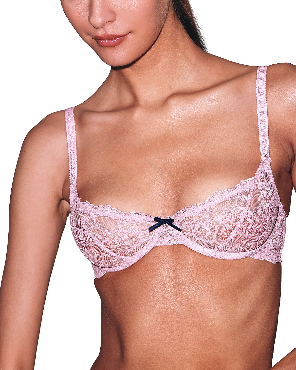 Fleur du Mal Bianca Lace Balconette Bra