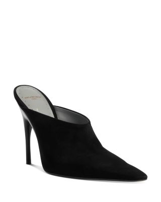 Women's Duchesse Suede Mule Pumps