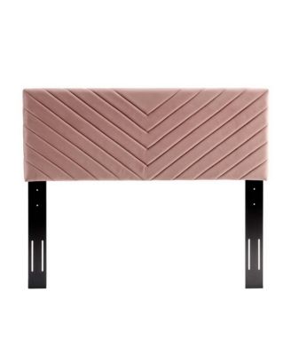 Modway Alyson Angular Channel Tufted Performance Velvet Headboard, Full/Queen