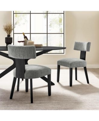  Nalani Fabric Upholstered Dining Chairs, Set of 2